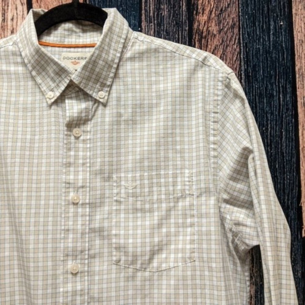 Dockers Plaid Long Sleeve Shirt